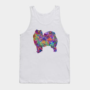 Samoyed Dog watercolor Tank Top